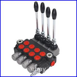 Hydraulic Directional Control Valve Spring Return Hydraulic Valve 4 Spool Cast