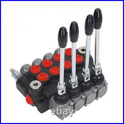 Hydraulic Directional Control Valve Spring Return Hydraulic Valve 4 Spool Cast