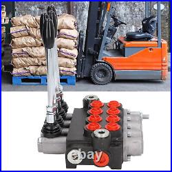 Hydraulic Directional Control Valve Spring Return Hydraulic Valve 4 Spool Cast