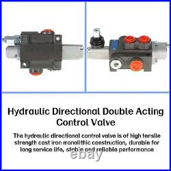 Hydraulic Directional Double Acting Control Valve, 1 Spool 11GPM SAE Ports Hy