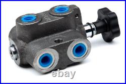 Hydraulic Double Selector Valve 6 Port 2 Position 20 GPM SAE 6 Metro DS06-20