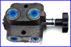 Hydraulic Double Selector Valve 6 Port 2 Position 20 GPM SAE 6 Metro DS06-20