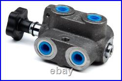 Hydraulic Double Selector Valve 6 Port 2 Position 20 GPM SAE 6 Metro DS06-20