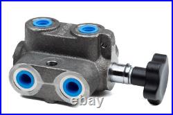 Hydraulic Double Selector Valve 6 Port 2 Position 20 GPM SAE 6 Metro DS06-20