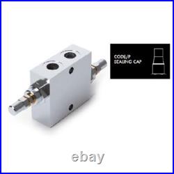 Hydraulic Dual Cross Line Relief Valve, VAU, Standard, Handknob, Sealing Cap