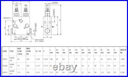 Hydraulic Dual Cross Relief Valve with Anti-Cavitation, VAUAC, 1/2, 3/4, 3/8