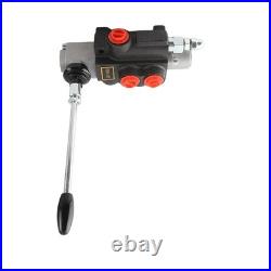 Hydraulic Flow Control Valve 1 Spool Double Acting Tractor Accessory Adjustable