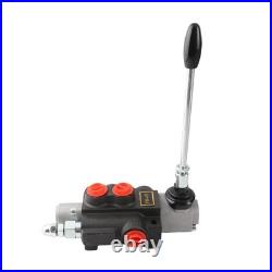 Hydraulic Flow Control Valve 1 Spool Double Acting Tractor Accessory Adjustable