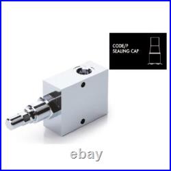 Hydraulic In Line Mounting Relief Valve, 3/8,1/2, 3/4 Standard, Handknob, Cap
