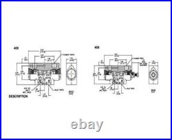 Hydraulic Lock Valve Double Circuit 20 GPM SAE 6 3000 PSI Metro 409-06