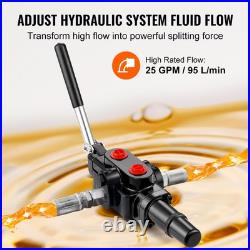 Hydraulic Log Splitter Valve 1 Spool 25 GPM 3626 PSI Directional Control Hydraulic Log Splitter Valve 1 Spool 25 GPM 3626 PSI Directional Control