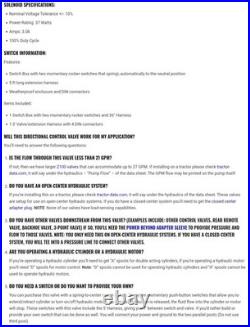 Hydraulic Monoblock Solenoid Directional Control Valve, 2 MOTOR Spool, 21 GPM