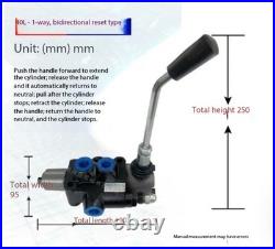 Hydraulic Multi-way Valves Manual Directional Valves Separator Cylinders