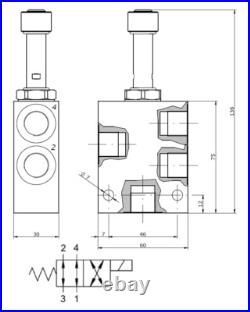 Hydraulic Quick Hitch Valve, 24vdc 20l/min 250 Bar Hydraulic Quick Hitch Valve, 24vdc 20l/min 250 Bar