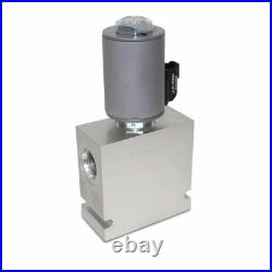 Hydraulic Selector Diverter Valve, 3-Way, #12 SAE Ports, 16 GPM, 12v DC