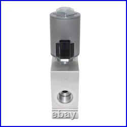 Hydraulic Selector Diverter Valve, 3-Way, #12 SAE Ports, 16 GPM, 12v DC