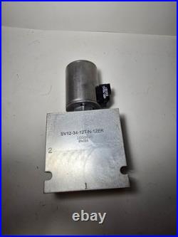 Hydraulic Selector Diverter Valve, 3-Way, #12 SAE Ports, 16 GPM, 12v DC
