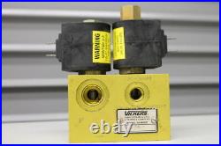 Hydraulic Solenoid Valve manifold Vickers MCD3941, 2 position 4 way 24VDC