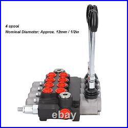 Hydraulic Valve 12mm Diameter Cast Iron 4 Spool 16.2MPa Hydraulic Directional