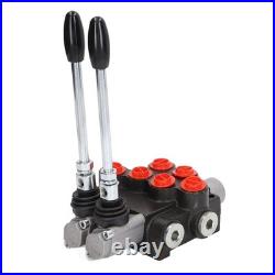 Hydraulic Valve Directional Control Valve 2 Spool Double Acting Valve For Tr SG