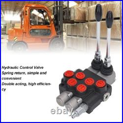 Hydraulic Valve Directional Control Valve 2 Spool Double Acting Valve For Tra