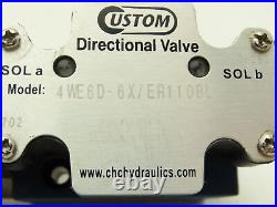 Hydro Custom 4WE6D-6X/ER110BL Hydraulic Solenoid Directional Valve 110V