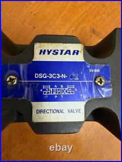 Hystar DSG-3C3-N-03 Hydraulic Directional Valve Control Cetop SV-93A Solenoid