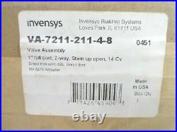INVENSYS VA-7211-211-4-8 Valve Assembly, 1 Full Port, 2 Way (NEW in BOX)