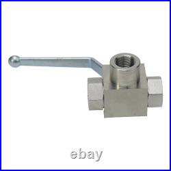 Industrial Grade Hydraulic 3 Way Ball Valve Carbon Steel 500 Bar Pressure