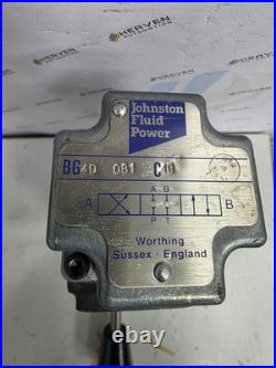 Johnston Fluid Power Bg4d 081 C4b Hydraulic Manual Lever Control Valve