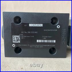 Macgregor Ks42 Hydraulic Directional Control Valve 2882553-801 288 2553-801