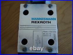 Mannesman Rexroth 4WE 10 D31/CG24N9Z4 Hydraulic Directional Control Valve