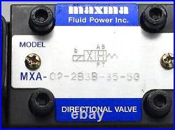 Maxina MXA-02-2B3B-35-5G Directional Valve Hydraulic Solenoid