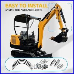Mini Excavator 3 Way Diverter Valves Kit Replace Sturdy with Hydraulic