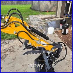 Mini Excavator Hydraulic Attachment 3 Way Diverter Valve Kit Easy Install Direct
