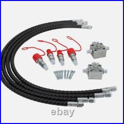 Mini Excavator Hydraulic Attachment 3 Way Diverter Valve Kit Easy Install Direct