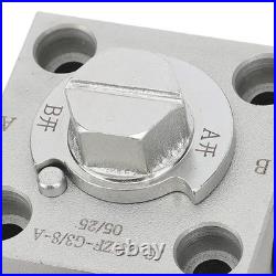 Mini Excavator Valve 3 Way Diverter Valve With Hydraulic Accessory Tool New
