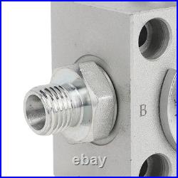 Mini Excavator Valve 3 Way Diverter Valve With Hydraulic Accessory Tool New