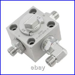 Mini Excavator Valve 3 Way Diverter Valve With Hydraulic Accessory Tool New