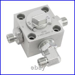 Mini Excavator Valve 3 Way Diverter Valve With Hydraulic Accessory Tool New