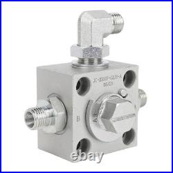 Mini Excavator Valve 3 Way Diverter Valve With Hydraulic Accessory Tool New
