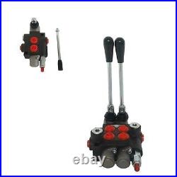 Multiway Valves Dual Way Adjustable Reversing 2 Spool Hydraulic Control Valve