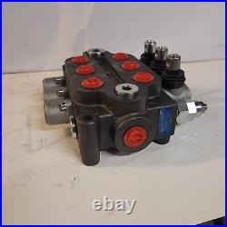 thumbnail image 2 of Hydraulic Joystick Valve 2 Spool Hydraulic Control Valve - 25 GPM, 3000 PSI For Tractors Loaders With Bspp J 901567 Hydraulic Valve 2 Spool 2 of 12