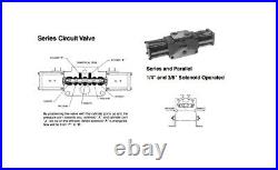 NEW Parker 999401-24F Bankable 4-Way Directional Control Valve 12VDC MD04 MD06
