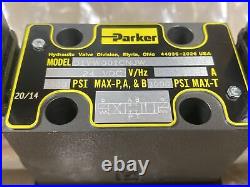 NEW Parker D1VW001CNJW Hydraulic Directional Control Solenoid Valve 3000 PSI 24V