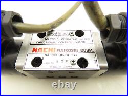 Nachi SA-G01-C5-C1-11 Hydraulic Directional Solenoid Valve 110V 1.9A