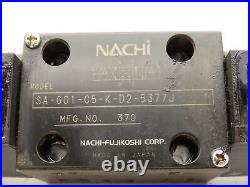 Nachi SA-G01-C5-K-D2-5377J Hydraulic Directional Control Solenoid Valve 24VDC