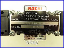 Nachi SS-G01-E2X-R-D1-E20 Hydraulic Directional Control Solenoid Valve 12VDC D03