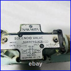 Nakakita NS692N-6-ACB-50 Solenoid Operated Directional Control Valve
