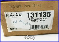 New Cross 131135 Hydraulic Directional Control Valve BA11AG3EA0 / SBA2